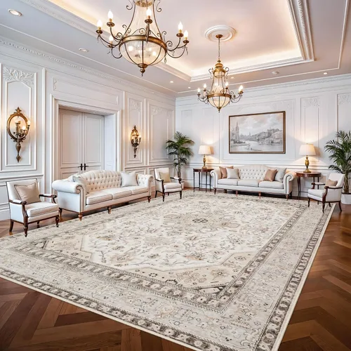 Miniatura 60 de Alfombras de área 9x12 para sala de estar: Alfombra oriental lavable de 108 pies cuadrados para dormitorio - Alfombra de pelo bajo ultra delgada