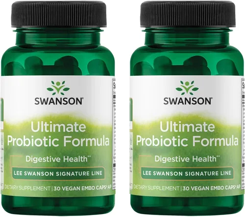 Miniatura 9 de Swanson Fórmula probiótica definitiva para la salud digestiva para el sistema inmunológico, 66 mil millones de UFC, prebiótico NutraFlora scFOS 30