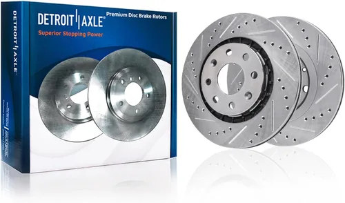 Miniatura 11 de Detroit Axle - 4WD - Rotores de disco delantero de 13.031 in de repuesto para Ford Excursion F-250 F-350 Super Duty 1999-2004 - Juego de 3 piezas