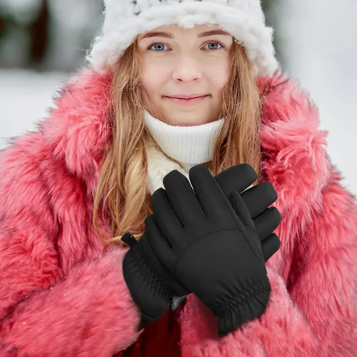 Miniatura 6 de Guantes de invierno, 3M Thinsulate guantes de nieve impermeables para clima frío cálido - Ciclismo, correr, conducir