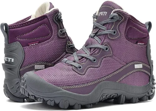 Miniatura 5 de Skenary Dimo Botas de senderismo para mujer, zapatos de caminar impermeables mediados