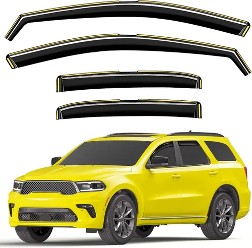 Miniatura 26 de Protectores de lluvia para ventana de canal para Jeep Grand Cherokee 2011-2021 (no para L), protectores de lluvia extra duraderos, viseras laterales