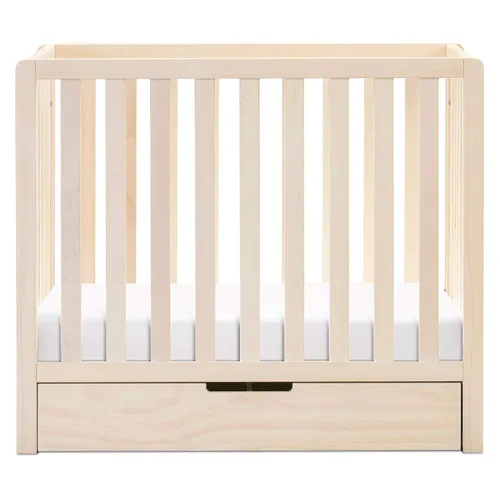 Miniatura 6 de Carter's by DaVinci Colby - Mini cuna convertible 4 en 1 con cajón nido en color natural lavado, certificado Greenguard Gold, almacenamiento