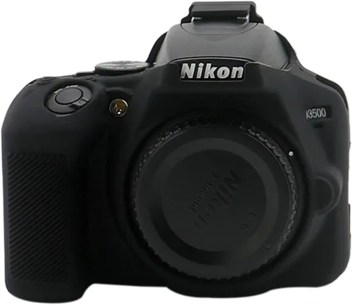 Miniatura 9 de TUYUNG - Funda de silicona D3500, carcasa protectora para cámara réflex digital Nikon D3500, color verde militar