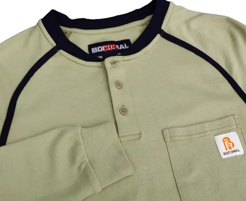 Miniatura 61 de BOCOMAL FR Shirts - Camisa ligera de 5.5 onzas de manga corta y resistente al fuego/ignífuga