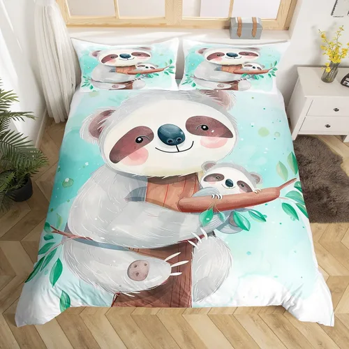 Miniatura 11 de Feelyou Love Gymnastics - Juego de ropa de cama de gimnasia para niñas y niños, ejercicios de suelo, ballet, funda de edredón decorativa de Multi 902