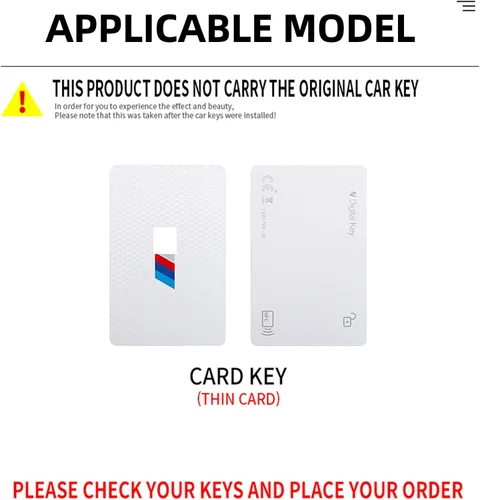Miniatura 3 de Funda para llave de coche para BMW 1 3 5 7 Series X1 X3 X5 X6 X7 F30 G20 F34 F31 G30 G01 F15 G05 I3 M4