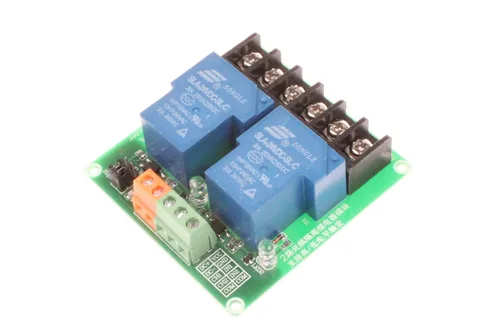 Miniatura 3 de NOYITO Módulo de relé de 2 canales 30A Disparador de nivel alto y bajo con carga de aislamiento optoacoplador DC 30V AC 250V 30A para control