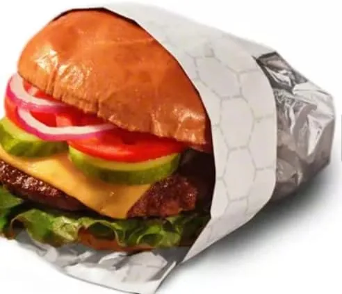 Miniatura 3 de 500 hojas de papel de aluminio precortadas, aisladas, resistentes a la grasa para alimentos calientes, sin impresión, envoltura laminada de panal