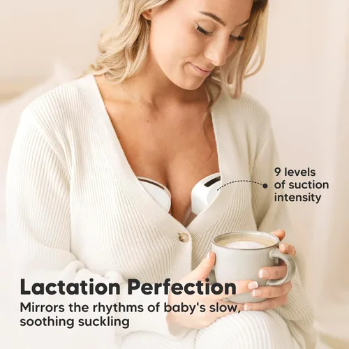 Miniatura 2 de KeaBabies Extractor de leche manos libres, extractor de leche inalámbrico portátil, extractor de leche eléctrico doble, portátil, máquina automática