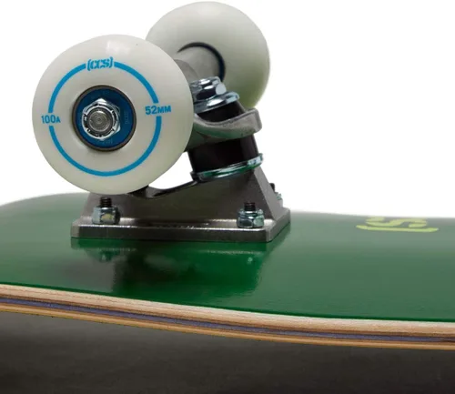 Miniatura 3 de [CCS] Patineta completa Madera de arce Grado profesional Totalmente montado con herramienta de patinaje y calcomanías Adultos, niños