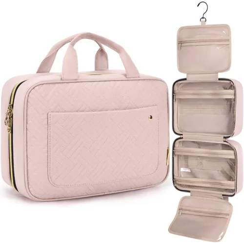 Miniatura 15 de Bolsa de viaje con gancho para colgar, resistente al agua, organizador de cosméticos, bolsa de viaje para accesorios, champú, contenedor