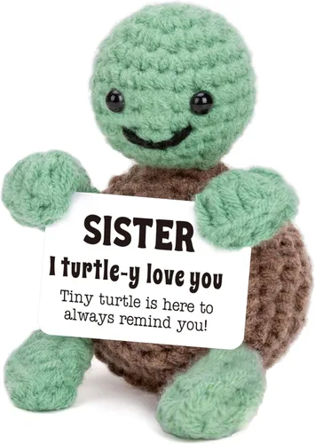 Miniatura 20 de Mini divertida tortuga para el día de la madre, regalos de hija e hijo, regalos de cumpleaños para nueva madrastra mamá mamá suegra, pequeñas cosas