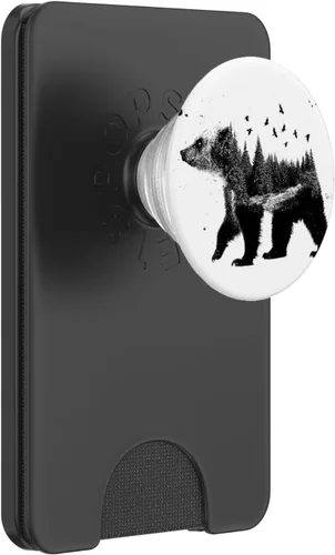 Miniatura 8 de Bear Wood Canada – Enchufe de osito de palo de madera para teléfonos y tabletas, Negro