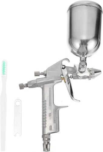 UPKOCH Pistola de pulverización Pulverizador de pintura de aluminio Compresor de aire Compresor de aire para coche Muñecas Casa Luces Modelos Kits