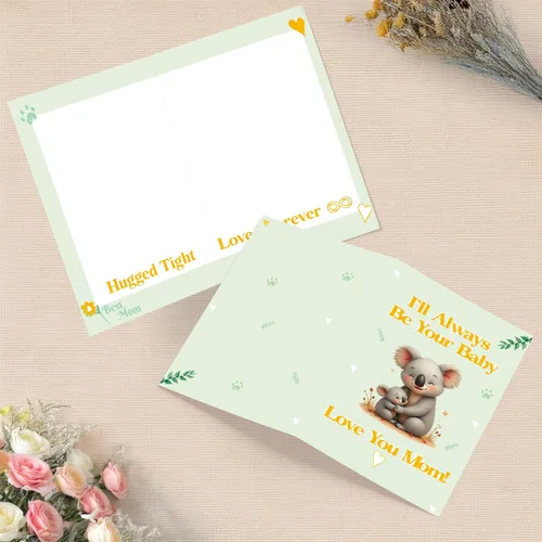 Miniatura 4 de Cheerin Tarjeta de felicitación de cumpleaños con sobre, tarjeta del día más dulce para ella, tarjeta de cumpleaños romántica, tarjeta