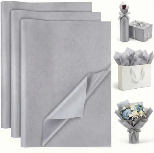 Miniatura 17 de Koogel 120 hojas de papel de seda marrón a granel, 14 x 20 pulgadas, papel kraft para envolver regalos, manualidades DIY, decoración navideña