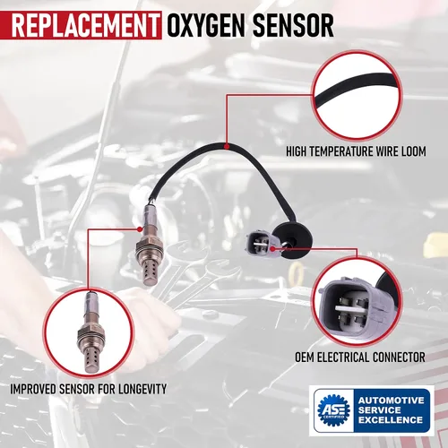Miniatura 4 de Sensor de Oxígeno Posterior de Repuesto - Compatible con Lexus y Toyota - ES350, GX460, GX470, LX470, LX570, 4Runner, Avalon, Camry, FJ Cruiser