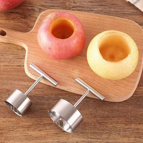Miniatura 2 de Herramienta de cocina separador de núcleo de pera de manzana, removedor de núcleo de pera de manzana de acero inoxidable, removedor de picaduras