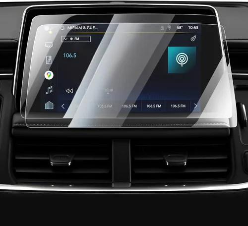 Miniatura 7 de Karltys Paquete de 2 protectores de pantalla para Nissan Frontier 2022-2024, accesorios de vidrio templado de 9 pulgadas, sin deslumbramiento ni