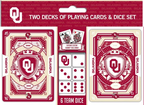 Miniatura 14 de MasterPieces Game Day - NCAA Texas A&M Aggies - Paquete de 2 cartas de juego y dados - Juego con licencia oficial para adultos y familia