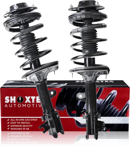 Miniatura 6 de Shoxtec Reemplazo completo del puntal delantero izquierdo para 2005-2009 Hyundai Tucson 2005-2010 KIA Sportage Conjunto de muelles helicoidales Kits