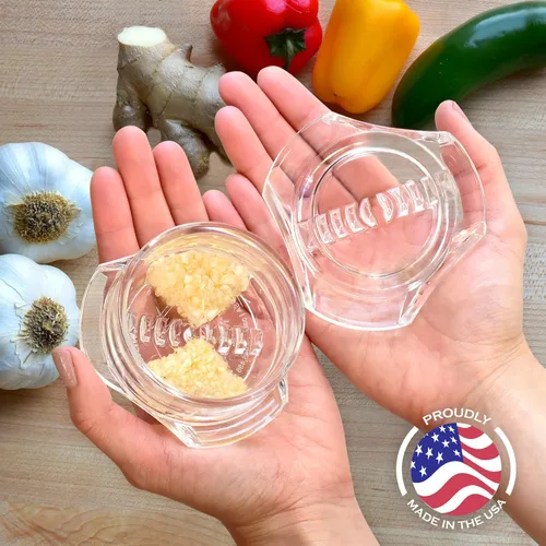 Miniatura 7 de NexTrend Twister de Ajo de Cuarta Generación – Picadora de Ajo y Prensa de Ajo en Uno, para Jengibre, Hierbas, Nueces y más, Libre de BPA, Apto