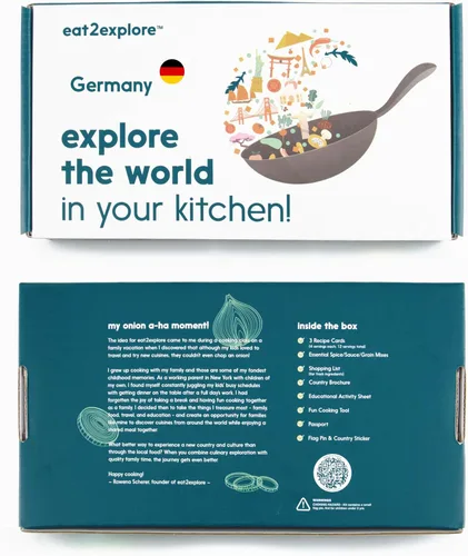 Miniatura 3 de Kit de horneado de postres reales para familias – Kit interactivo y educativo incluye 3 tarjetas de recetas con ingredientes clave, herramientas