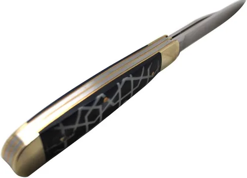 Miniatura 5 de Cuchillo de bolsillo manual plegable para uso diario de la colección Old Ram Trapper con mango de resina lisa (5134-5)