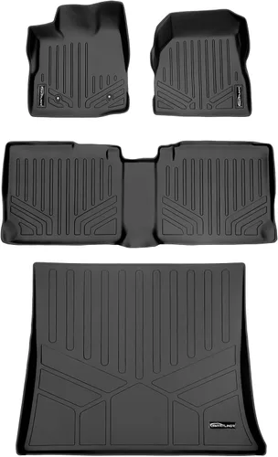 Miniatura 14 de SMARTLINER Juego de tapetes de piso de ajuste personalizado de 2 filas compatibles con Chevrolet Equinox 2018-2024