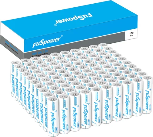 Miniatura 7 de Baterías AA de larga duración: 1.5V pilas AA dobles paquete de 50 - Alimentación de zinc de carbono resistente para control remoto LED relojes ratón