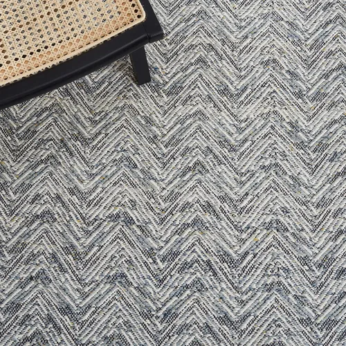 Miniatura 7 de SAFAVIEH Kilim Collection - Alfombra de pasillo de 2 pies 3 pulgadas x 7 pies, color gris, hecha a mano, de lana plana, ideal para zonas de alto