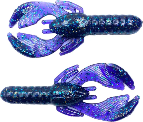 Miniatura 29 de Phat Pak Baits - Beasty Bug Jr Ned Rig Craw Finesse Bass Señuelo de pesca de plástico suave 20ct 2.8" Paquete de variedades