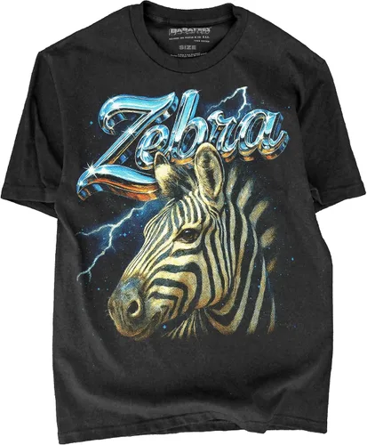 Miniatura 14 de Camiseta de Heavy Metal de los 80s con Animal en Negro - 100% Algodón - para Hombre y Mujer