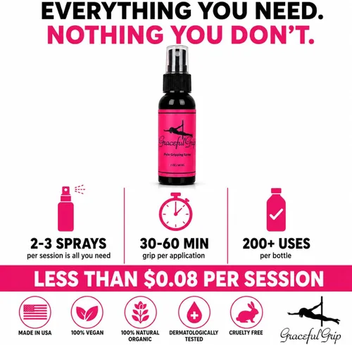 Miniatura 7 de Spray de agarre para poste: agarre de mano a base de colofonia para baile de poste, solución de agarre de poste para manos secas para entrenamiento