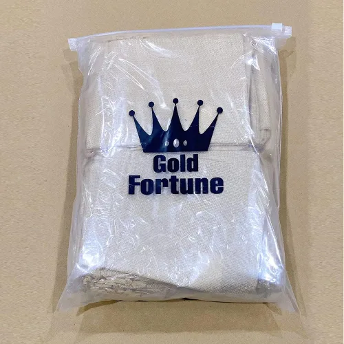 Miniatura 3 de Bolsas de yute con cordón de ajuste de algodón para regalos, 50 unidades Crema
