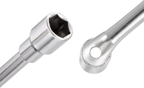 Miniatura 5 de uxcell Llave hexagonal abierta en forma de L métrica de 0.394 in y 0.512 in