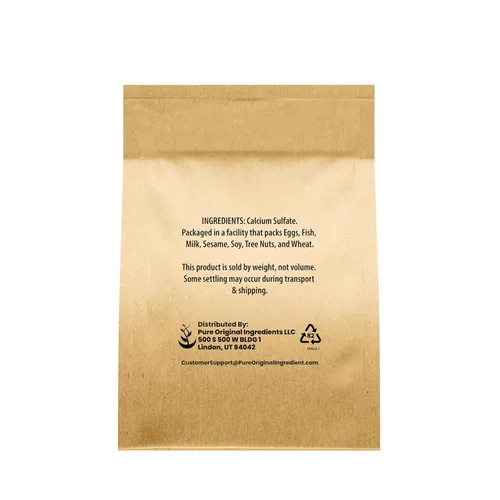 Miniatura 2 de Ingredientes Originales Puros Sulfato de calcio (4 oz) para hornear, tratamiento de agua y jardinería
