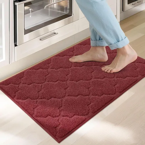 Miniatura 20 de COSY HOMEER Alfombras suaves de cocina [2 piezas] para el frente del fregadero súper absorbentes, tapetes y tapetes de cocina de 20 x 30 pulgadas/20