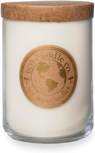 Miniatura 15 de Eco Candle Co. Vela Reciclada, Gardenia y Guayaba, 6 oz. – Aromas de Gardenia, Jazmín, Guayaba y Verdes Tropicales – 100% Cera de Soja, Sin Plomo