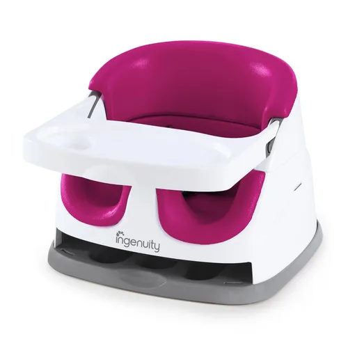 Miniatura 18 de Ingenuity Asiento base para bebé 2-en-1 con bandeja auto-guardable para alimentación y piso - Cashmere
