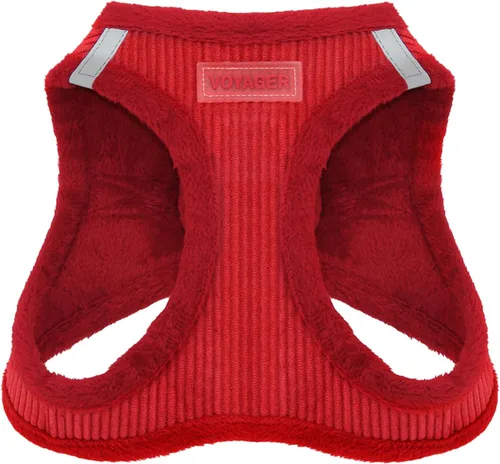 Miniatura 20 de Best Pet Supplies - Arnés para todo clima de malla y felpa, reflectante y antitirones, para perros/gatos pequeños/medianos, cierre de gancho y felpa