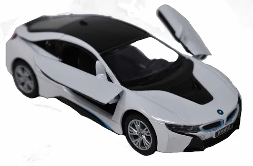 Miniatura 3 de Coches de acción para tirar hacia atrás (i8 azul)