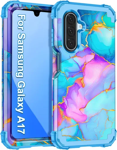Miniatura 80 de Casetego Funda para Galaxy A16 5G, Tres Capas de Alta Resistencia Robusta a Prueba de Golpes, Protección Completa Rugosa de PC Duro + Parachoques