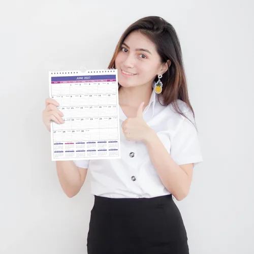 Miniatura 5 de Calendario de pared 2026, calendario de pared pequeño 2026, enero de 2026 a diciembre de 2026, 8.5 x 11 pulgadas, encuadernación de doble alambre