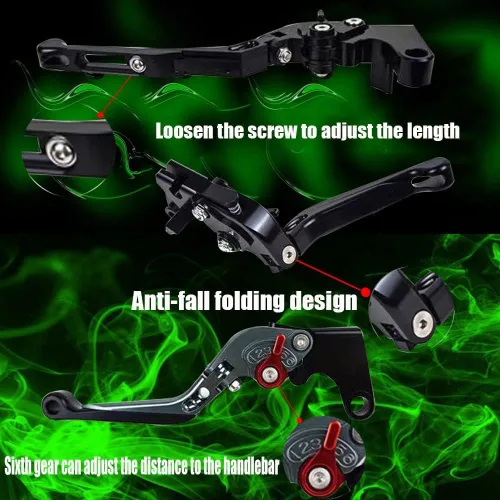 Miniatura 5 de para Z900RS Z 900RS Z900 RS Z 900 RS 2017-2021 Mango Embrague de freno Accesorios de motocicleta Palancas de embrague de freno plegables
