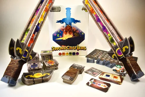 Miniatura 6 de Swordcrafters - Monta tu espada de cartón 3D - Juego de mesa constructivo para GameKnight familiar