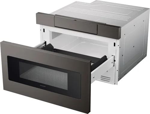 Miniatura 16 de SHARP SMD2470AH Horno de microondas con cajón, 24 pulgadas, 1.2 pies cúbicos, 950 vatios, panel de control oculto con pantalla LCD digital, acero