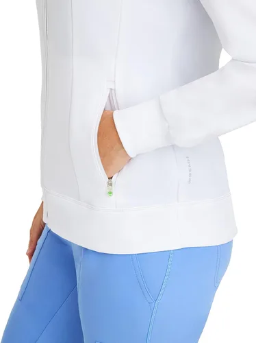 Miniatura 4 de healing hands Womens Scrub Jacket 2 Pocket HH360 5067 Carly Zip Up Stylish Women Jacket