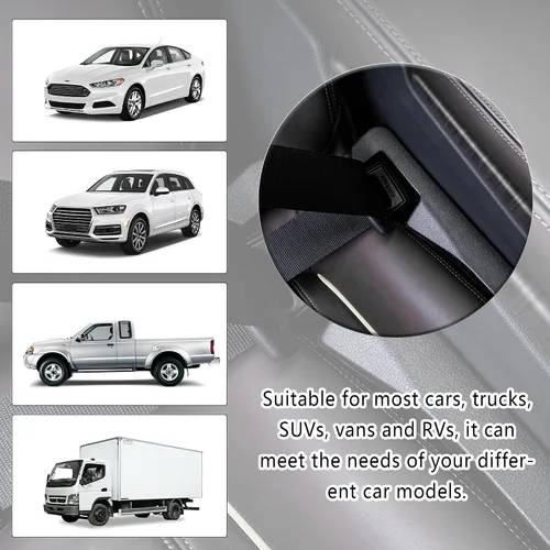 Miniatura 7 de Junecarp Paquete de 2 rellenos de espacio para asiento de automóvil, organizador flexible para evitar que los artículos se caigan, accesorios